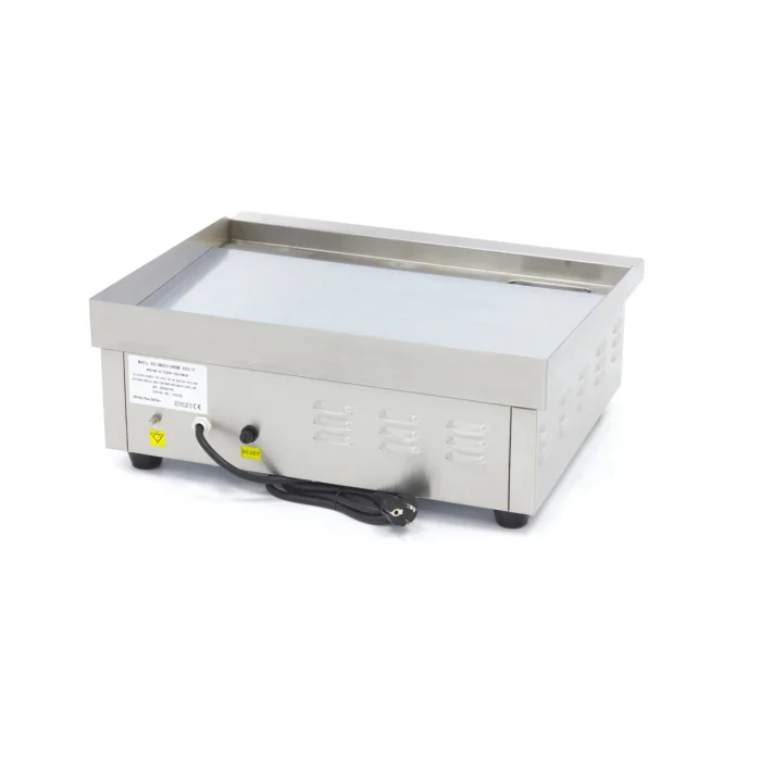 Gastro Grillplatte - Glatte Chrom - 55 cm - inkl. Tropfschale – Bild 4
