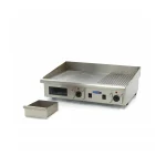 Gastro Grillplatte - Halb Gerillt - 73 cm - inkl. Tropfschale - 400 V – Bild 5