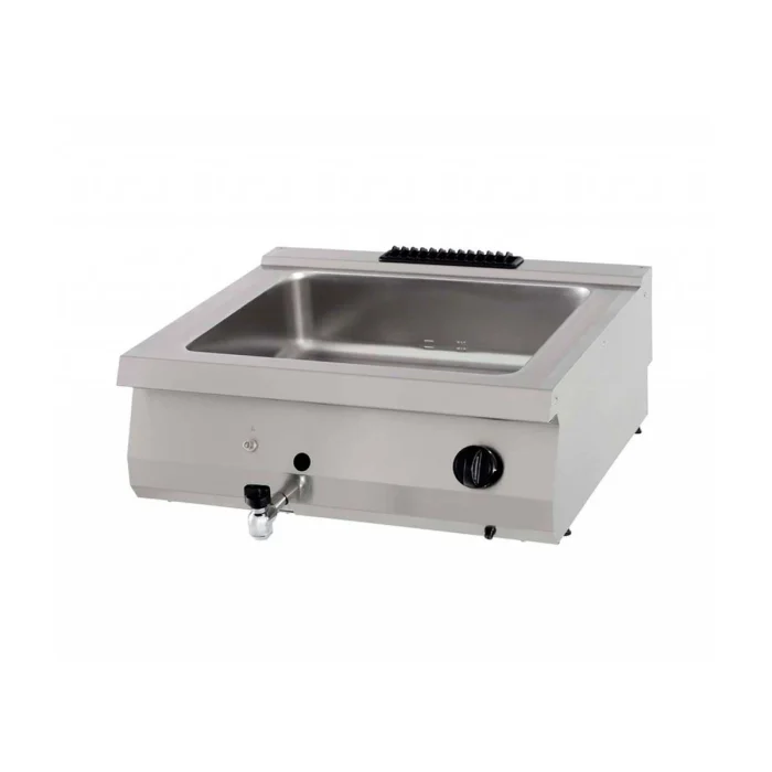 Gastro Heavy Duty Bain Marie - Doppeleinheit - 70 cm Tief - Gas – Bild 1