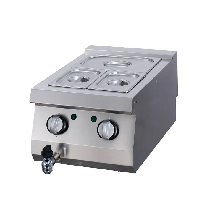 Gastro Heavy Duty Bain Marie - Einzeleinheit - 70 cm Tief - Elektrisch – Bild 1