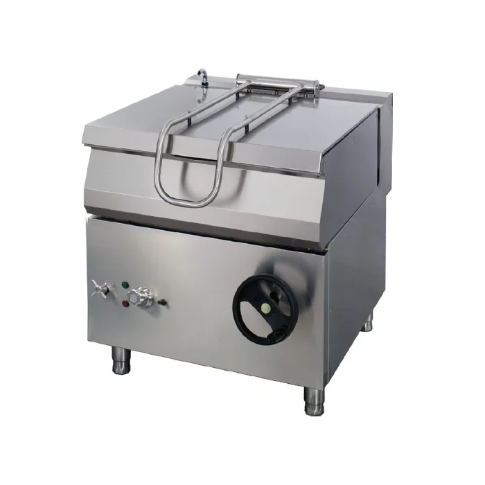 Gastro Heavy Duty Kippbratpfanne - 50 l - Doppeleinheit - 70 cm Tief - Gas – Bild 1