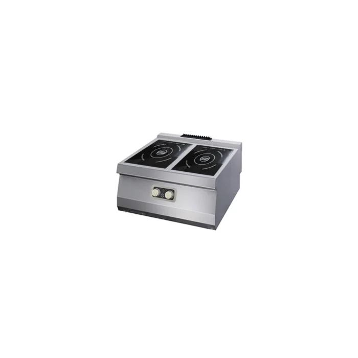 Gastro Heavy Duty Kochfeld - 2 Brenner - Induktion - Doppeleinheit - 70 cm Tief - Elektrisch – Bild 1