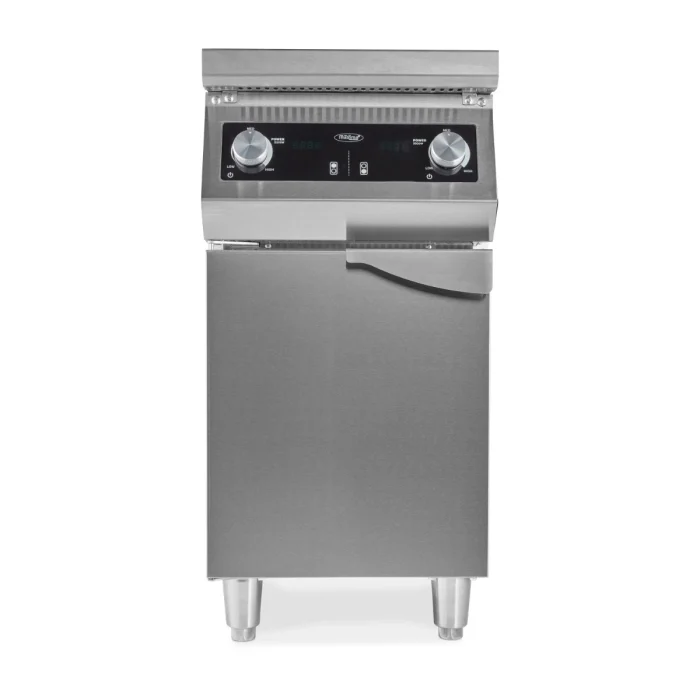 Gastro Induktionsherd - 2 Brenner - 70 cm Tief - mit Ständer – Bild 2
