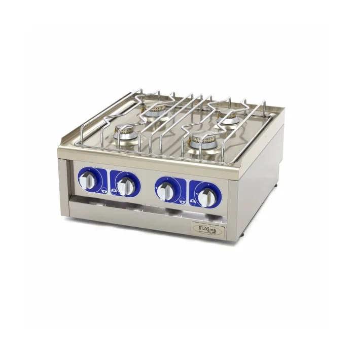 Gastro Kochfeld - 2 Brenner - Doppeleinheit - 60 cm Tief - Gas – Bild 1