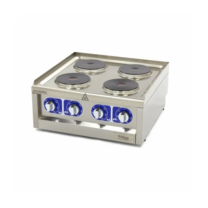 Gastro Kochfeld - 4 Brenner - Doppeleinheit - 60 cm Tief - 400 V – Bild 1