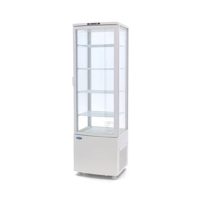 Gastro Kühlvitrine - 235 l - 52 cm - Weiß – Bild 1