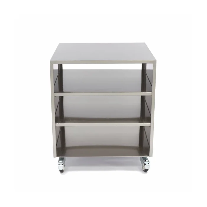 Gastro Maschinentisch - 60 x 60 cm - 120 kg Ladungskapazität - auf Rädern – Bild 2