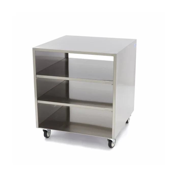 Gastro Maschinentisch - 60 x 60 cm - 120 kg Ladungskapazität - auf Rädern – Bild 4