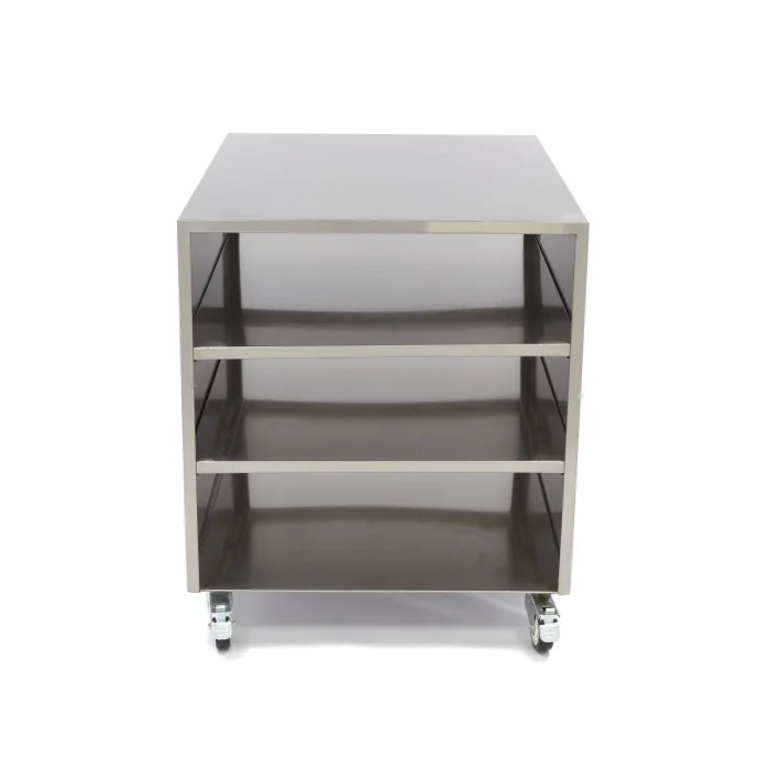 Gastro Maschinentisch - 60 x 80 cm - 120 kg Ladungskapazität - auf Rädern – Bild 2