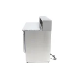 Gastro Pizzakühltisch - 137 cm - 3 Türen - Passt 8 x 1/6 GN - inkl. Edelstahlabdeckung – Bild 3