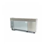 Gastro Pizzakühltisch - 202 cm - 2 Türen - Passt 5 x 1/6 GN - 7 Schubladen – Bild 4