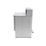 Gastro Pizzakühltisch - 90 cm - 2 Türen - Passt 5 x 1/6 GN - inkl. Edelstahlabdeckung – Bild 3