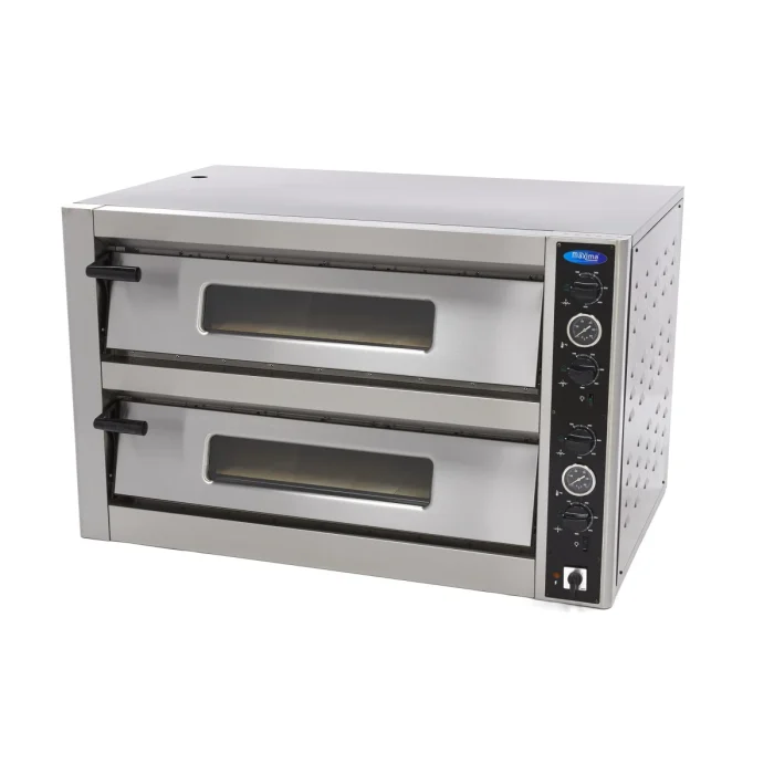Gastro Pizzaofen - Passt 12 x Ø 30 cm Pizzas - Doppeldeck – Bild 1