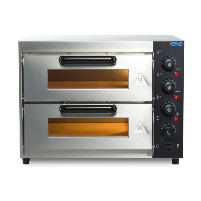 Gastro Pizzaofen - Passt 2 x Ø 40 cm Pizzas - Doppeldeck – Bild 6