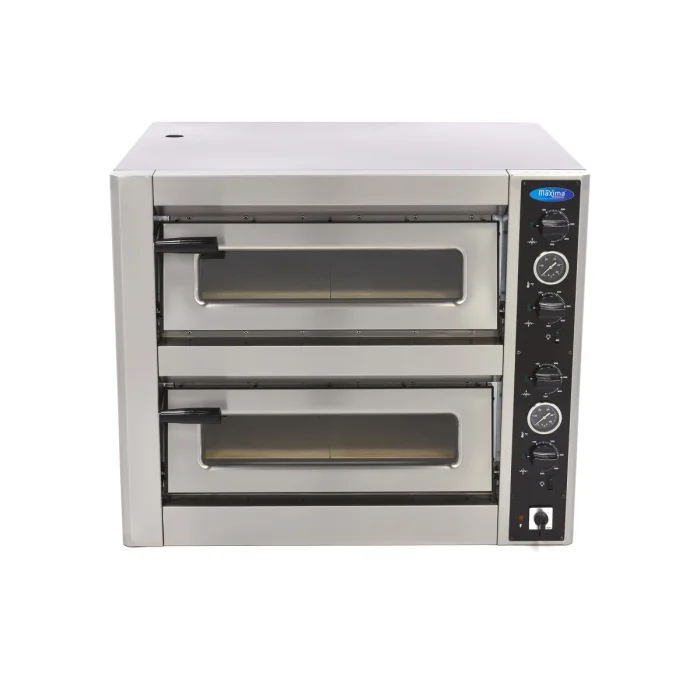 Gastro Pizzaofen - Passt 4 x Ø 30 cm Pizzas - Doppeldeck – Bild 2