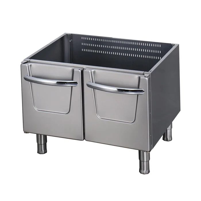 Gastro Premium Arbeitsschrank - Doppeleinheit - 90 cm Tief - mit Türen – Bild 1
