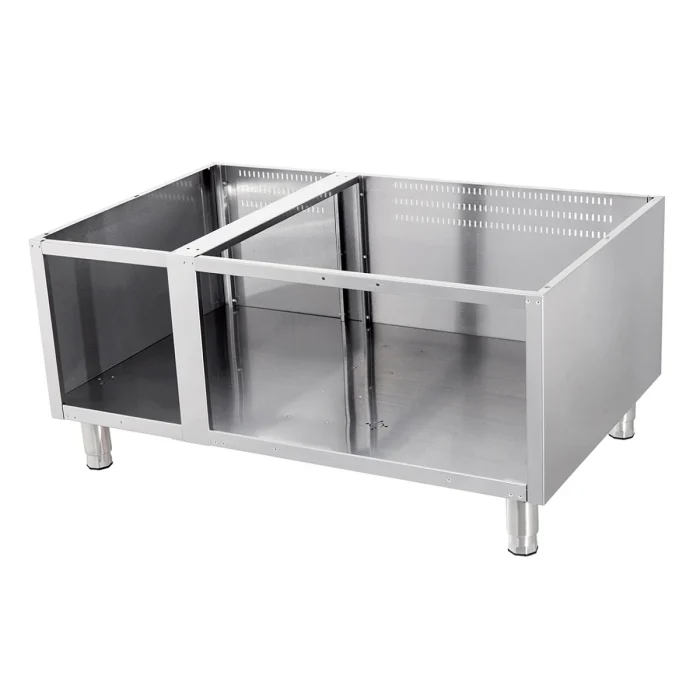 Gastro Premium Arbeitsschrank - Dreifache Einheit - 90 cm Tief - Offen – Bild 1