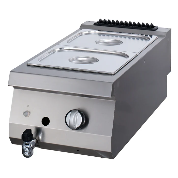 Gastro Premium Bain Marie - Einzeleinheit - 90 cm Tief - Gas – Bild 1