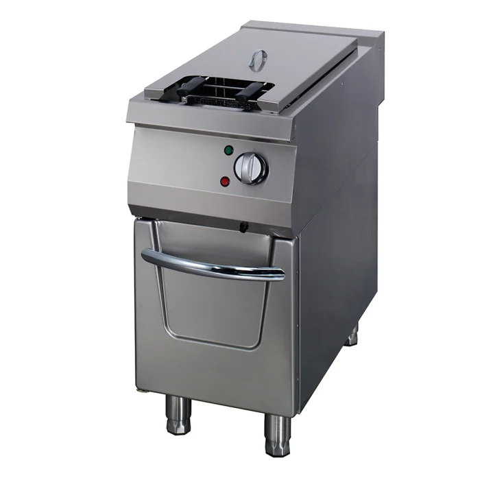 Gastro Premium Fritteuse - 1 x 22 l - Einzeleinheit - 90 cm Tief - mit Ablasshahn - Elektrisch – Bild 1