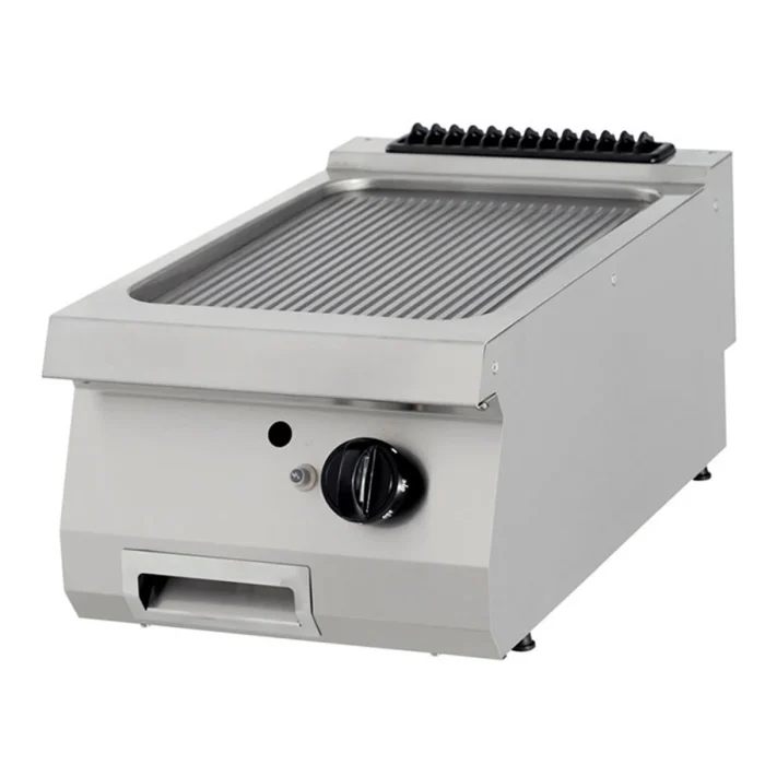 Gastro Premium Grillplatte - Gerillt - Einzeleinheit - 90 cm Tief - Gas – Bild 1