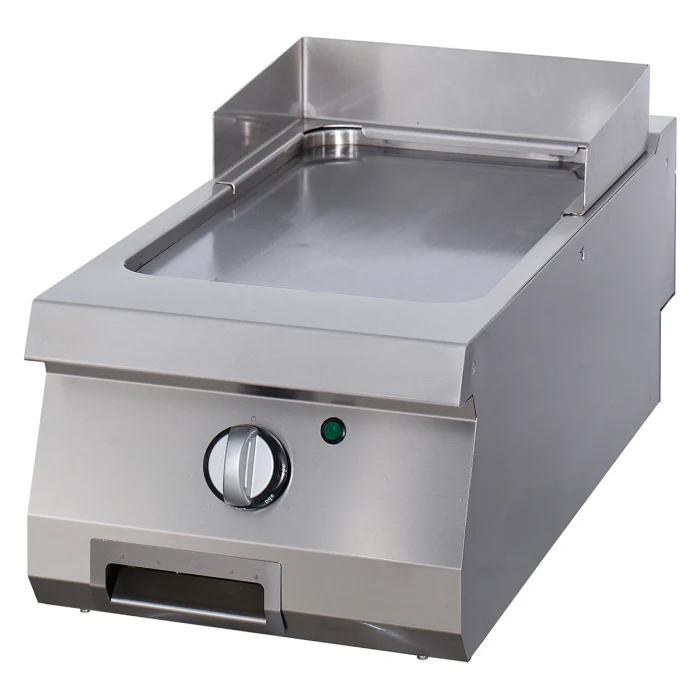 Gastro Premium Grillplatte - Glatt - Einzeleinheit - 90 cm Tief - Gas – Bild 1