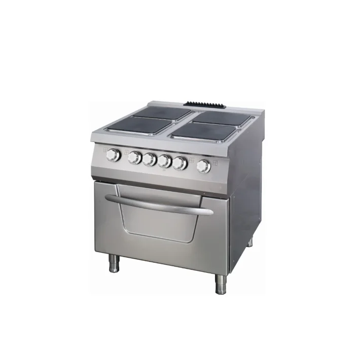 Gastro Premium Herd - 4 Brenner - Doppeleinheit - 90 cm Tief - Elektrisch – Bild 1