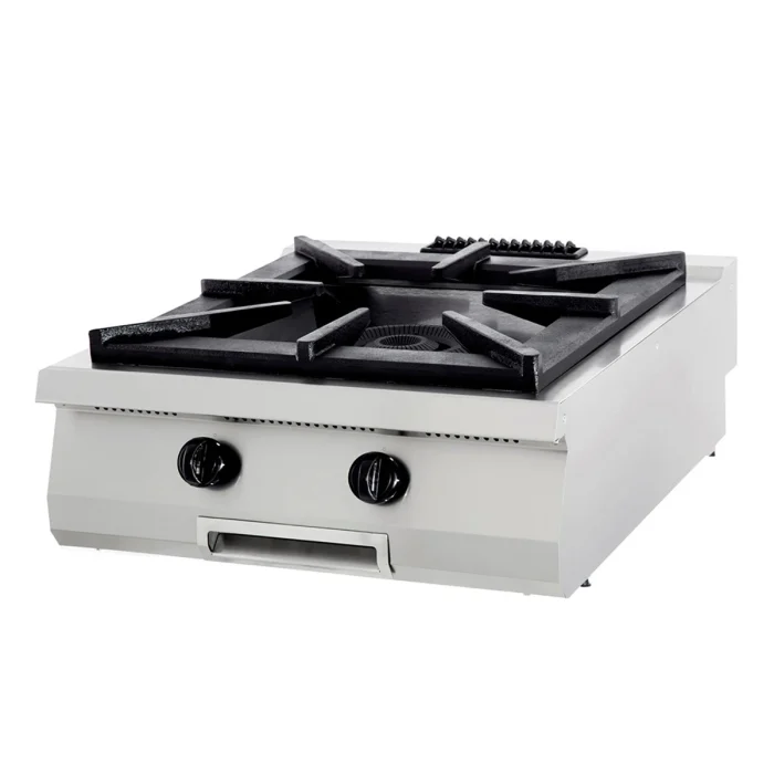 Gastro Premium Kochfeld - 1 Brenner - Doppeleinheit - 90 cm Tief - Gas – Bild 1
