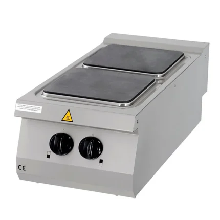 Gastro Premium Kochfeld - 2 Brenner - Einzeleinheit - 90 cm Tief - Elektrisch