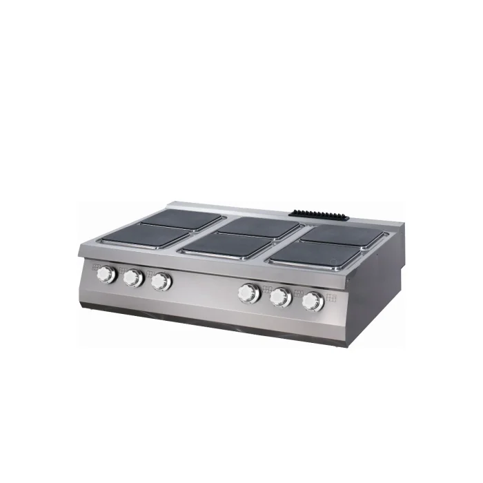 Gastro Premium Kochfeld - 6 Brenner - Dreifache Einheit - 90 cm Tief - Elektrisch – Bild 1
