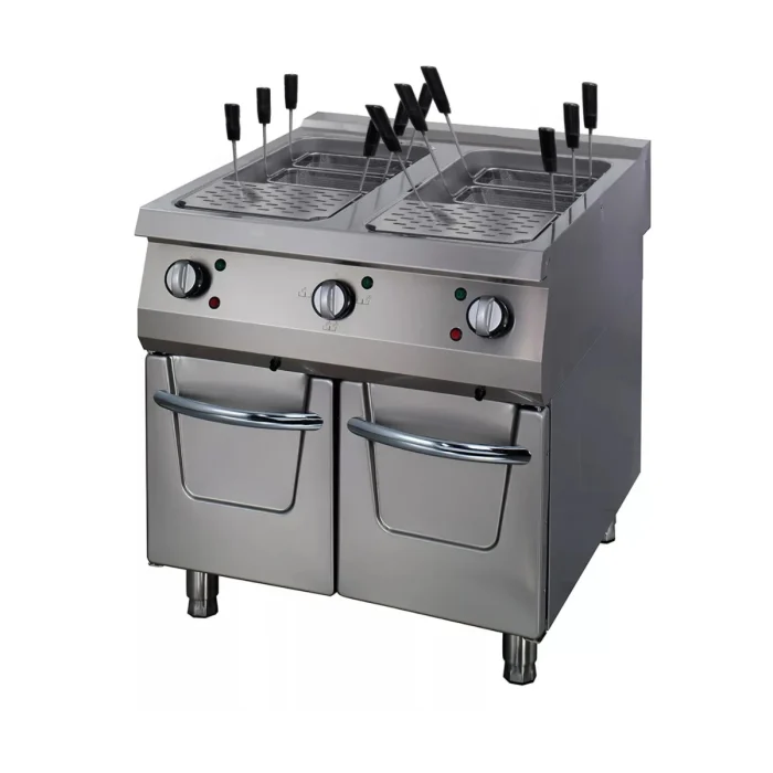 Gastro Premium Nudelkocher - Doppeleinheit - 90 cm Tief - Elektrisch - 400 V – Bild 1