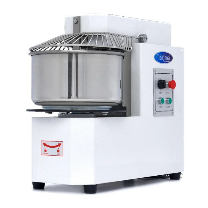 Gastro Teigmischer - 20 l - 12 kg Teig - 2 Geschwindigkeiten - Abnehmbare Schüssel – Bild 1