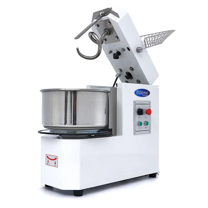 Gastro Teigmischer - 20 l - 12 kg Teig - 2 Geschwindigkeiten - Abnehmbare Schüssel – Bild 5