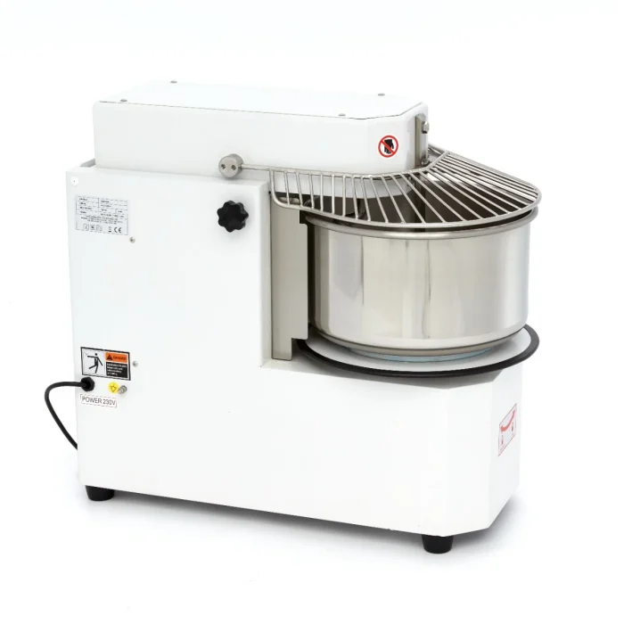 Gastro Teigmischer - 20 l - 12 kg Teig - 2 Geschwindigkeiten - Abnehmbare Schüssel – Bild 7