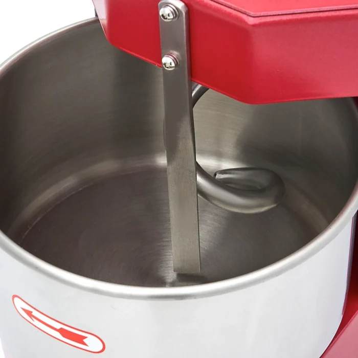 Gastro Teigmischer - 8 l - 4,5 kg Teig - Raspberryrot – Bild 7