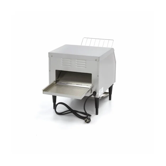 Gastro Toaster - Förderer - 300 Scheiben/H - Einstellbare Geschwindigkeit - inkl. Krümelschale – Bild 4