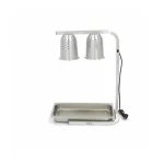 Gastro Wärmelampe - 2 Lampen - inkl. Lampen und 1 x 1/1 GN -Behälter – Bild 3
