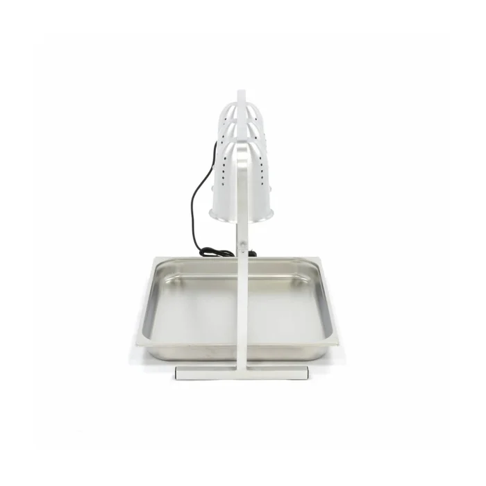 Gastro Wärmelampe - 3 Lampen - inkl. Lampen und 1 x 2/1 GN -Behälter – Bild 3