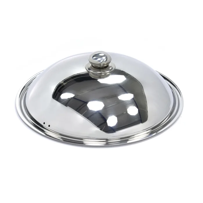Gastro Wok Deckel - Ø36 cm - Edelstahl - Induktion – Bild 1