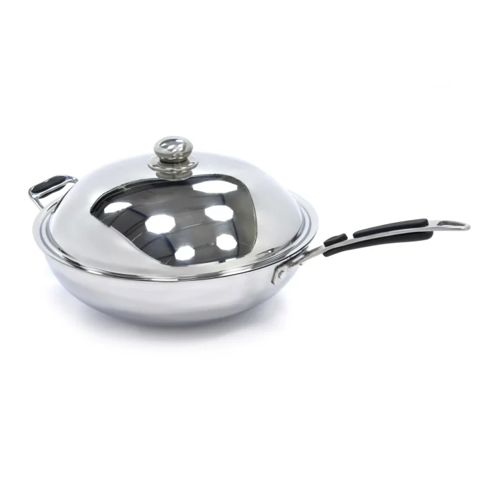 Gastro Wok Deckel - Ø36 cm - Edelstahl - Induktion – Bild 3