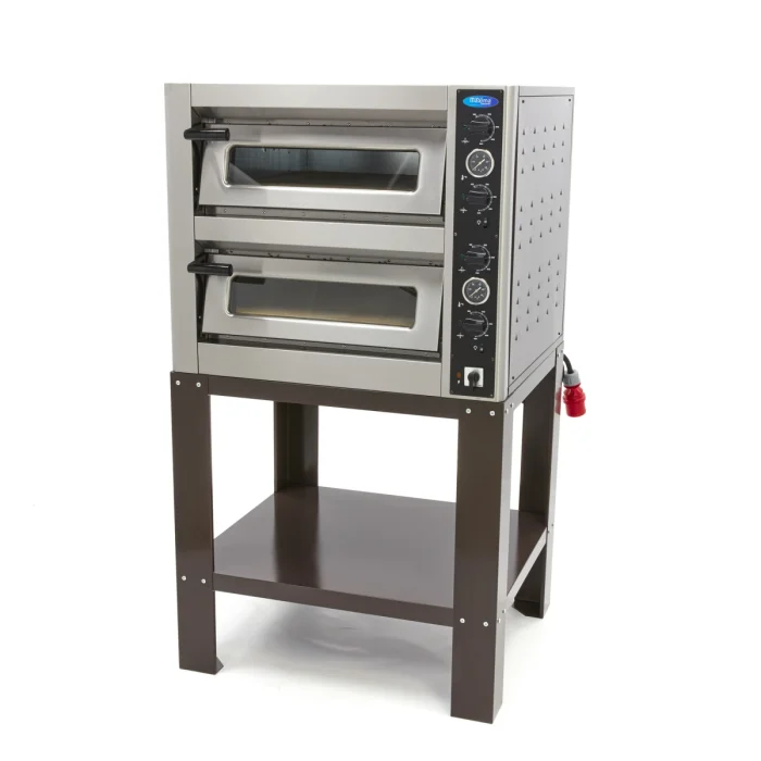 Gestell Deluxe Pizzaofen 4 + 4 x 30 cm Doppelt – Bild 3