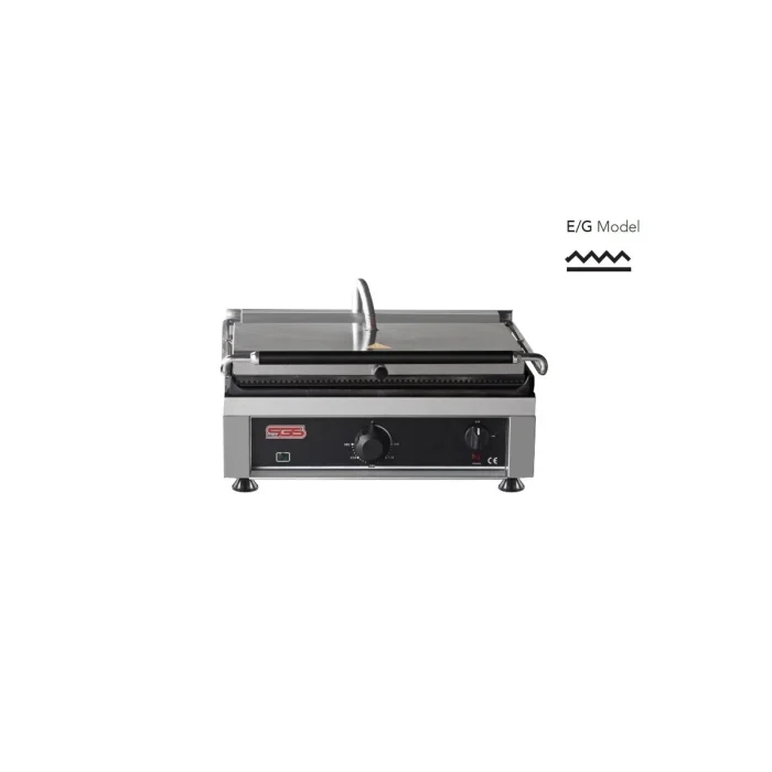 Kontaktgrill / Oben Gerillt / Unten Glatt / 2,75 kW / Tischgrill / Paninimaker – Bild 1