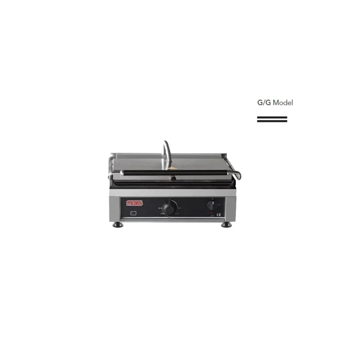 Kontaktgrill / Oben / Unten Glatt / 2,75 kW / Tischgrill / Paninimaker – Bild 1
