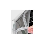 Saladette 2 Türen, 90 x 70 gerader Glasaufbau, Klarglas – Bild 5