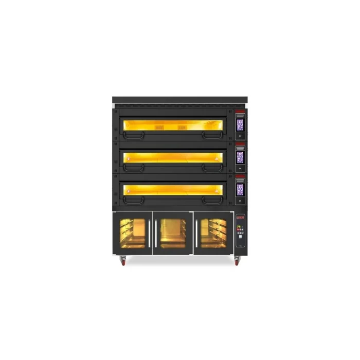 SGS Bäckerei-& Konditoreiofen - 3 Backkammer mit Gärschrank und Haube – Bild 1
