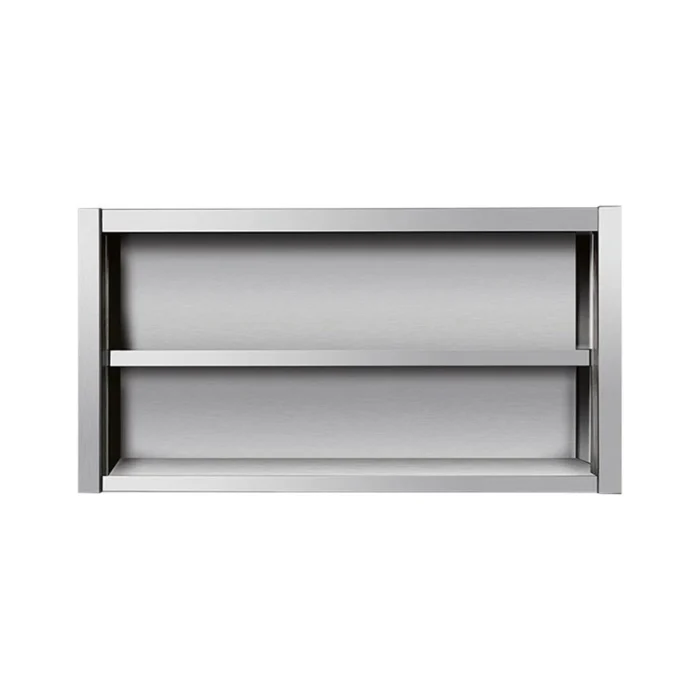Wandhängeschrank aus Edelstahl, 140 x 40, ohne Tür – Bild 1
