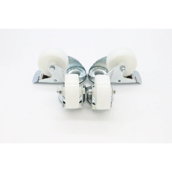 Wheels set for Table Steamer - 2 with brackes - 4.3 Inch / 11 cm – Bild 1